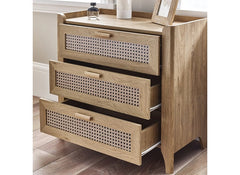 Sydney Three Drawer Chest - open