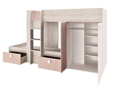 Trasman Barca Pink Bunk Bed - c/o