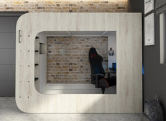 Trasman Oak Single Pod Bedroom