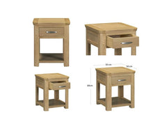 Treviso Oak Table Nest - 2