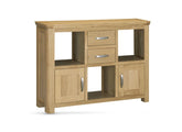 Treviso Oak Low Display Cabinet