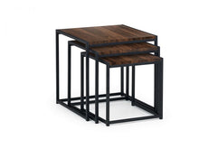 Tribeca Walnut Nest Of Three Tables - 1