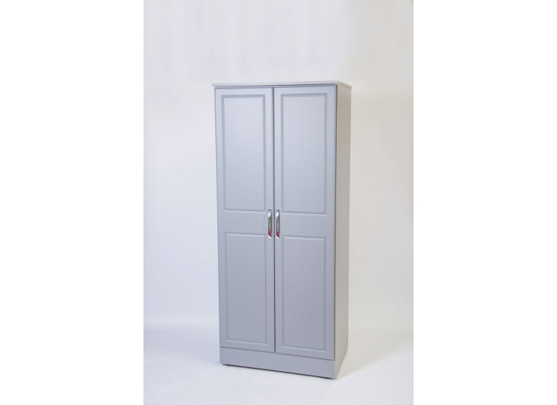 Tromso Grey Two Door wardrobe