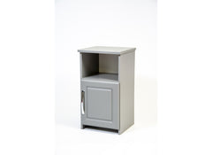 Tromso Grey Bedside W/Locker