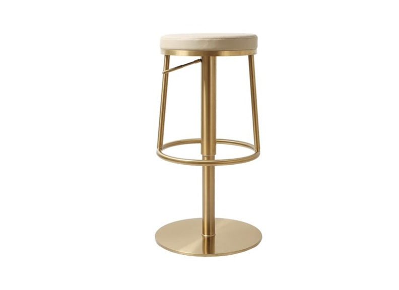 Vibe Gold Stool W/PU Seat - c/o