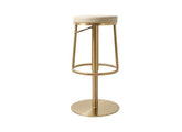 Vibe Gold Stool W/PU Seat - c/o
