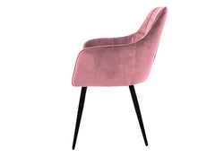 Vienna Blush Dining Chair - side