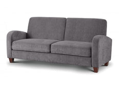 Vivo Dusk Grey Chenille Three Seat Sofa