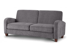 Vivo Dusk Grey Chenille Three Seat Sofa