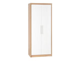 Saville White Two Door Wardrobe