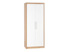 Saville White Two Door Wardrobe