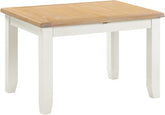WINDSOR EXTENDING DINING TABLE - IVORY/OAK (WBF)