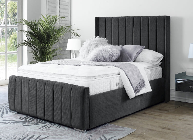 Zara Fabric Bed - black