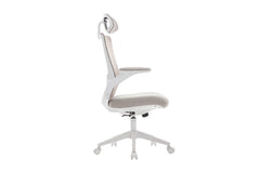 Zeke Natural Home Office Chair - side