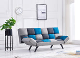 Boston Teal/Grey Sofa Bed