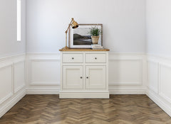 Chichester Ivory Small Sideboard - room