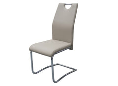 Claren Khaki PU Chair