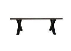 Dallas Large Grey Table - edge