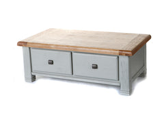 Danube Grey Coffee Table W/Drawers