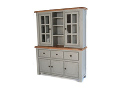 Danube Large Grey & Oak Buffet & Hutch