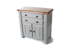 Danube Grey & Oak .9 m Small Sideboard