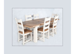 Danube White 1.8 m Dining Set