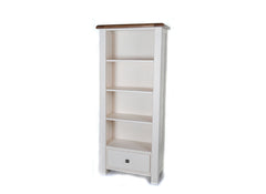 Danube White Bookcase