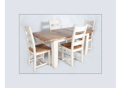 Danube White 1.4 m Dining Set