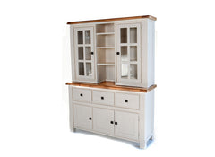 Danube White & Oak Large Buffet & Hutch