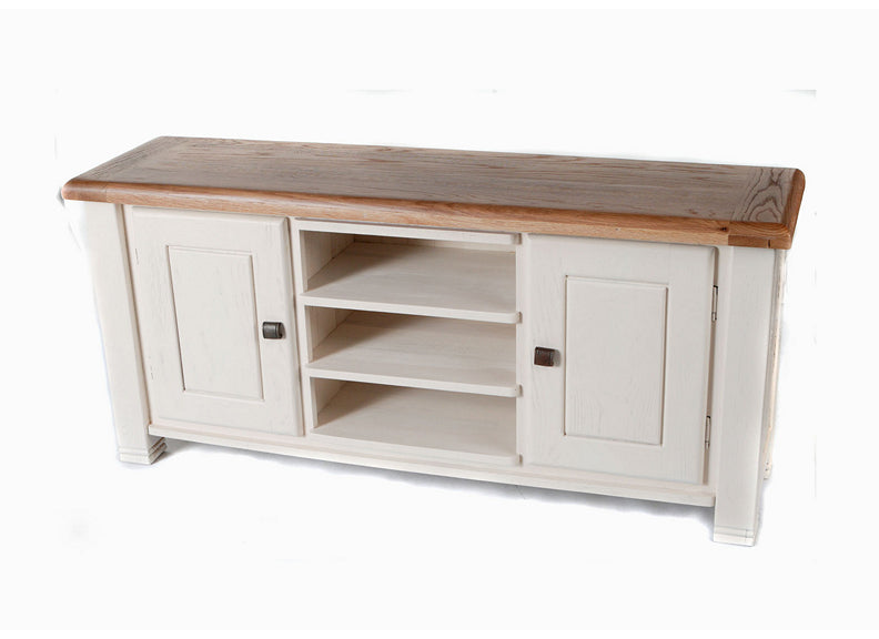 Danube White & Oak TV Large Stand