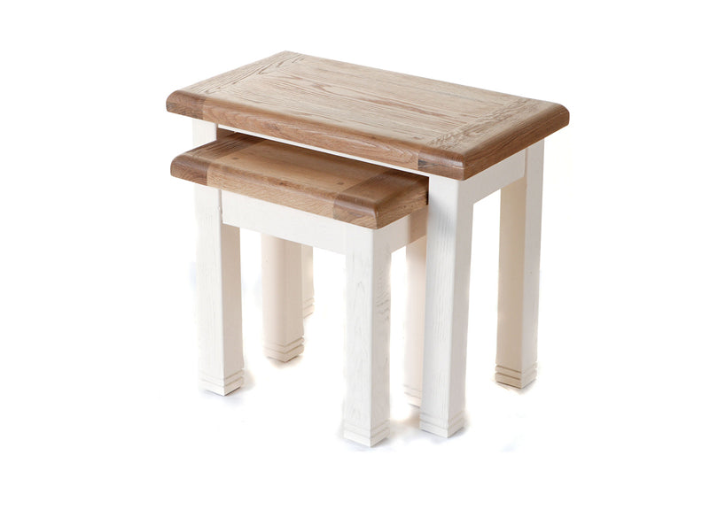 Danube White Nest Of Tables