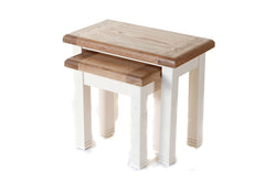 Danube White Nest Of Tables