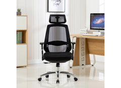 Herbie Black Mesh Office Chair