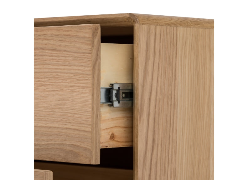 Jenson Wide Six Drawer Chest - drawer detail