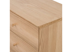 Jenson Wide Six Drawer Chest - edge
