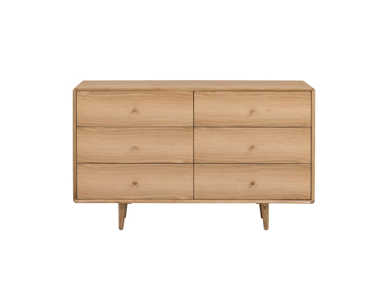 Jenson Wide Six Drawer Chest - front