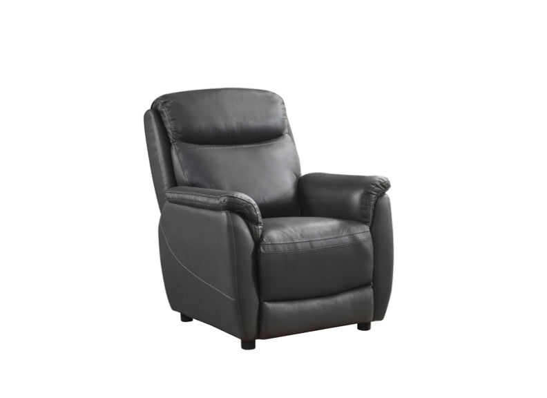 Kent Grey Faux Leather Armchair