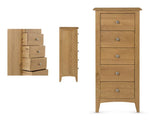 Kilkenny Oak Five Drawer Chest