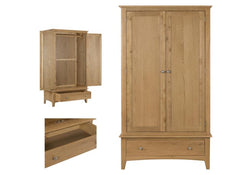 Killkenny Oak Two Door Wardrobe
