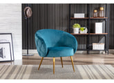 Monica Blue Occasional Chair - 1