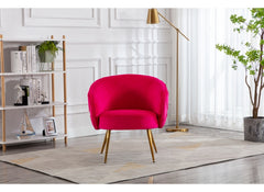 Monica Raspberry Occasional Chair - 1