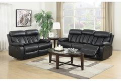 Merrion Feel Fabric 2RR Sofas - Black
