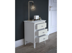 Hampstead Three Drawer Bedside