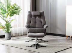 Orson Herbert Grey Chair - front