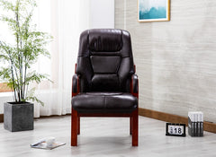 Orthopedic Burgundy Chairs - front