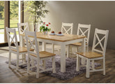 Rochester Cream & Oak Dining Set
