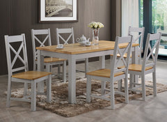 Rochester Grey & Oak Dining Set