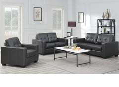 Rose PU Three Seat Sofa
