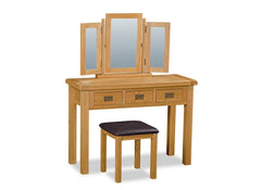Salisbury Dressing Table, Stool & Triple Mirror