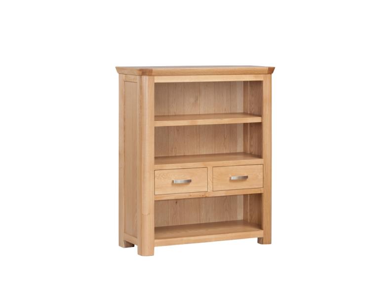 Treviso Oak Low Bookcase
